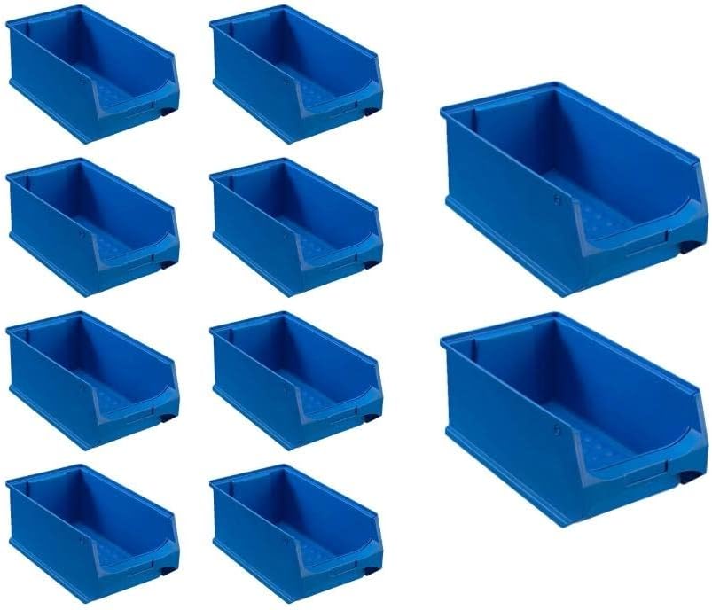 Blaue Sichtlagerbox 4.0 | HxBxT 15x20x35cm | 7,2 Liter | Sichtlagerbehälter, Sichtlagerkasten, Sicht