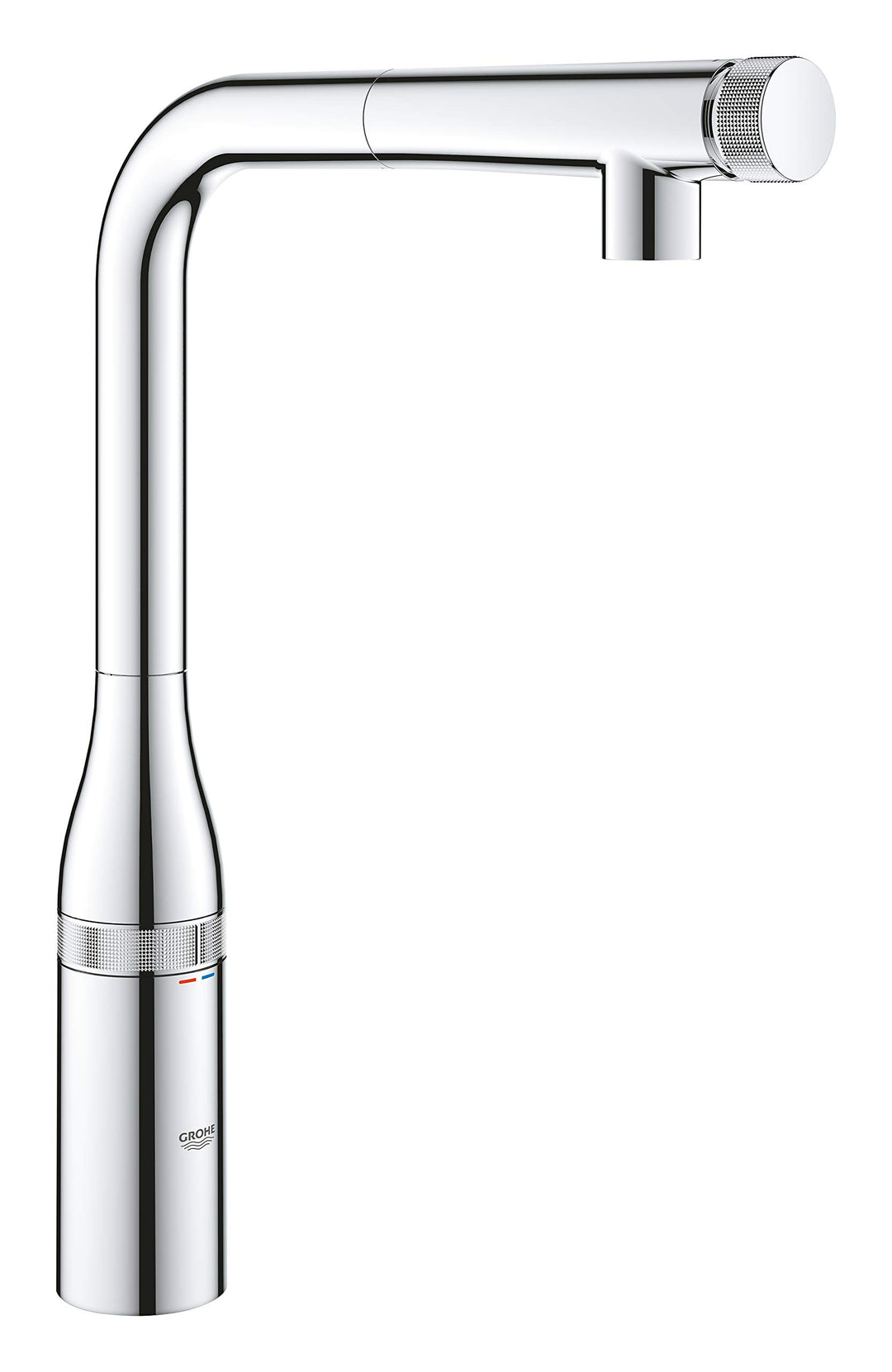 GROHE Essence Smartcontrol - Spültischbatterie (Einlochmontage, Schwenkbereich 140°, herausziehbarer