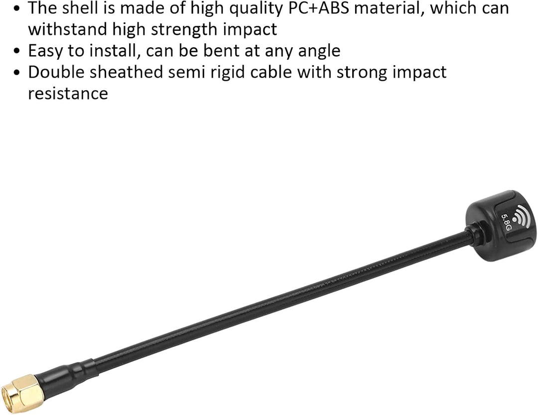 Drohnenantennen, 5,8 GHz FPV-Drohnenantenne, 155 mm 2,5 dBi Antenne mit RP-SMA Innenbohrung, für FPV
