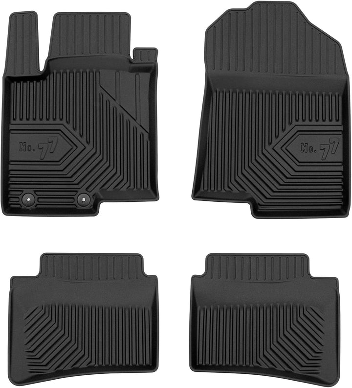 M MOTOS Gummimatten Auto Fussmatte passt für Hyundai Bayon ab 2021 Verbessern Sie Ihren Reisekomfort