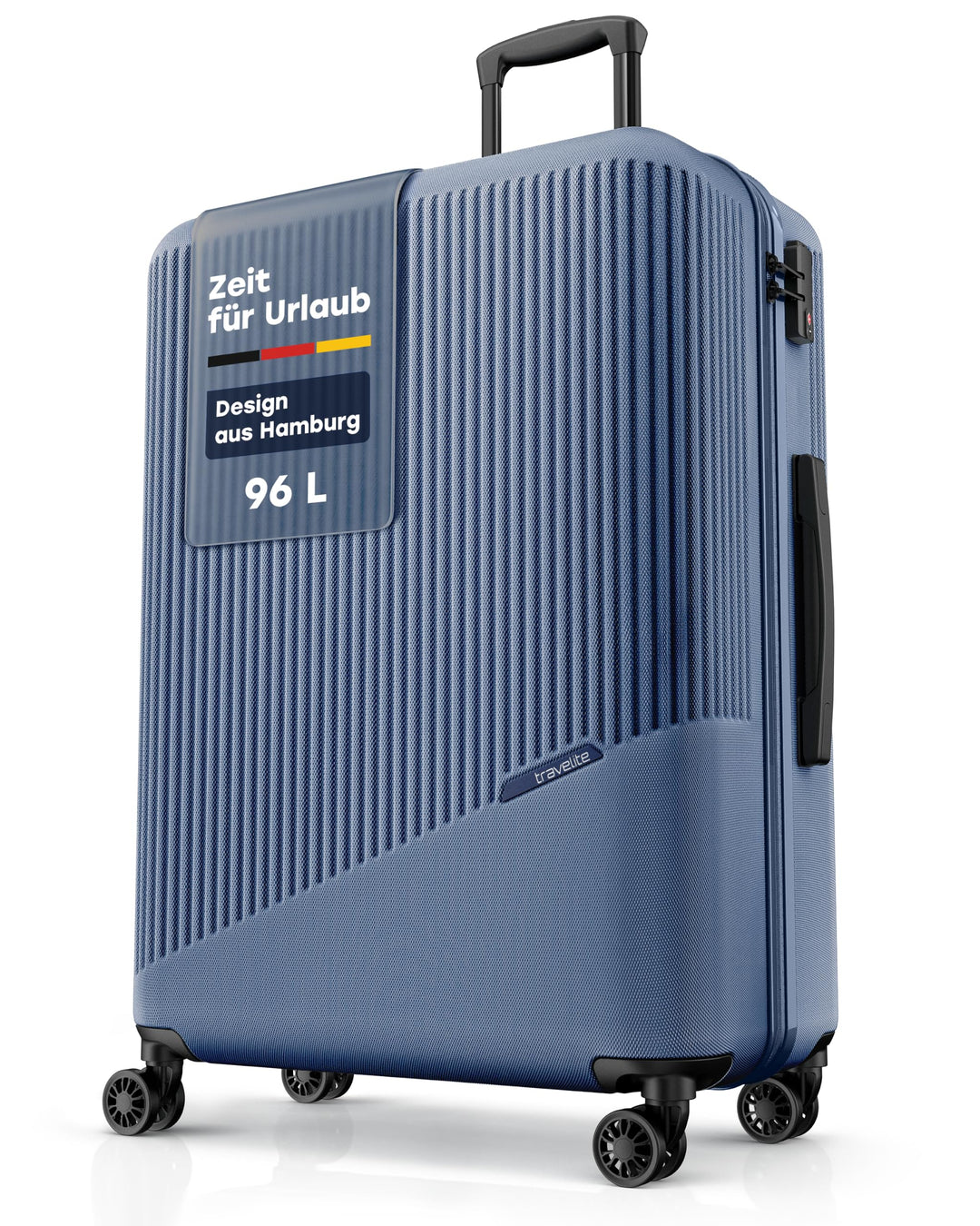 Travelite Koffer Bali Grösse L, 77 cm, 96 Liter, Reisekoffer gross | kratzfester ABS Hartschalenkoff