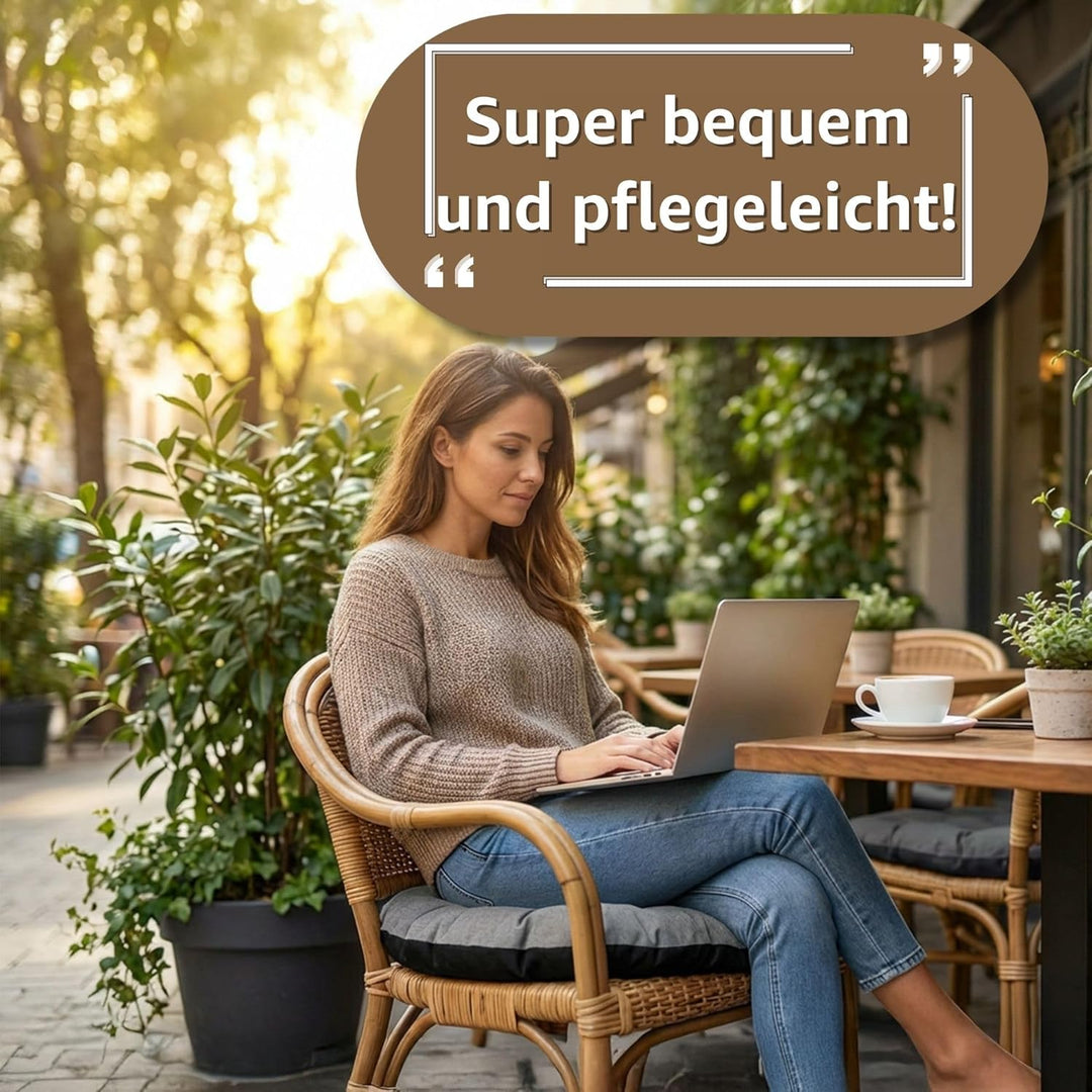 Amazinggirl Hängesessel Kissen Sitzkissen für Hängeschaukel 60 cm - Polster für Hängehöhle Lesesesse