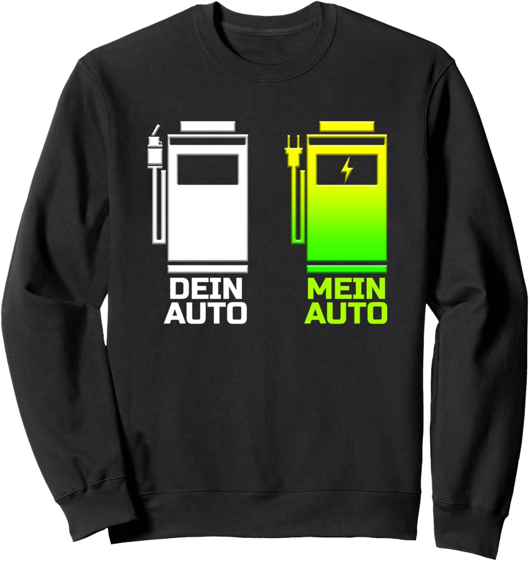 Dein Auto & Mein Auto Zero Emission Elektroauto Fahrzeug Sweatshirt