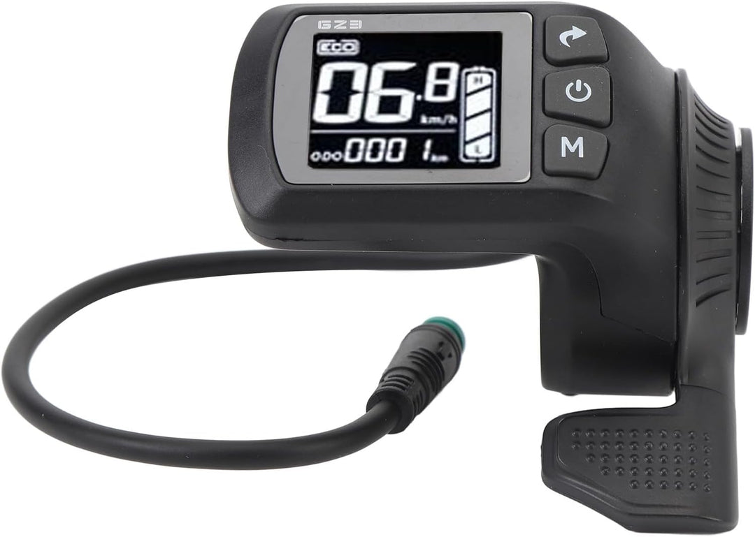 Elektrofahrrad -LCD -Display, 2 in 1 Wassersicher 5 Pin Stecker Universal Scooter Ebikes Anzeige Mes