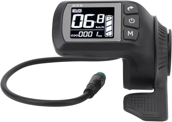 Elektrofahrrad -LCD -Display, 2 in 1 Wassersicher 5 Pin Stecker Universal Scooter Ebikes Anzeige Mes