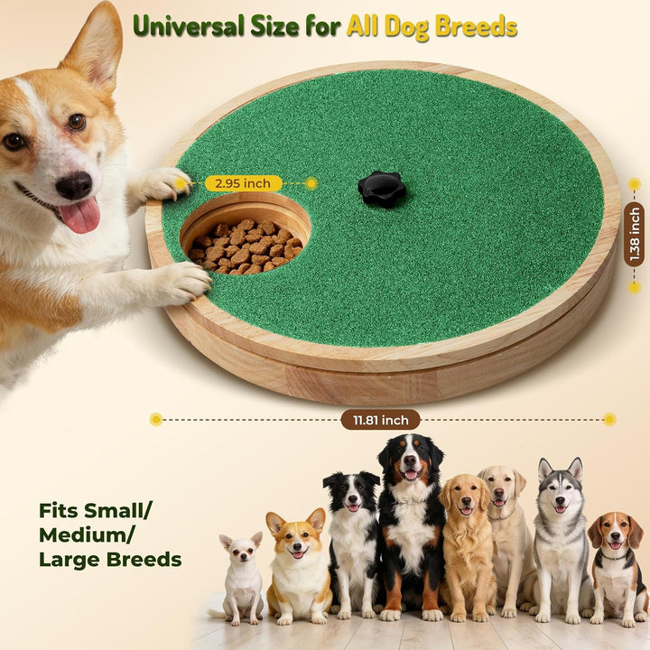Hundekrallen-Kratzbrett mit Leckerli-Box, Kratzmatte für Hundekrallen, verstellbares interaktives Kr