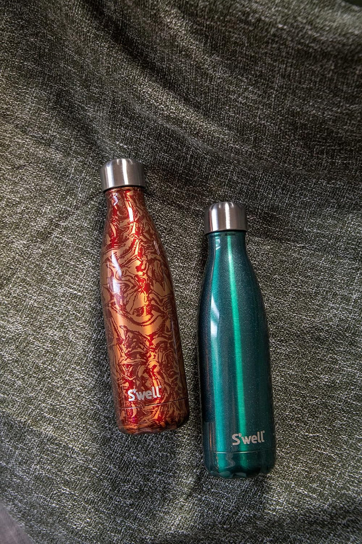 S'well Original Trinkflasche, grüner Saphir, 500ml, vakuumisolierte Trinkflasche hält Getränke kalt