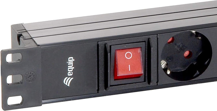 Equip 333283 Steckdosenleiste 48, 3 cm (19 Zoll) 1HE (8-Fach, Schuko, 1, 8m)