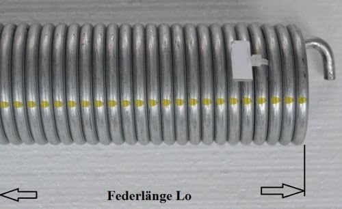 2 Stück Torsionsfeder R703 + L703 / L22 R22 für Hörmann Garagentorfeder Torfeder