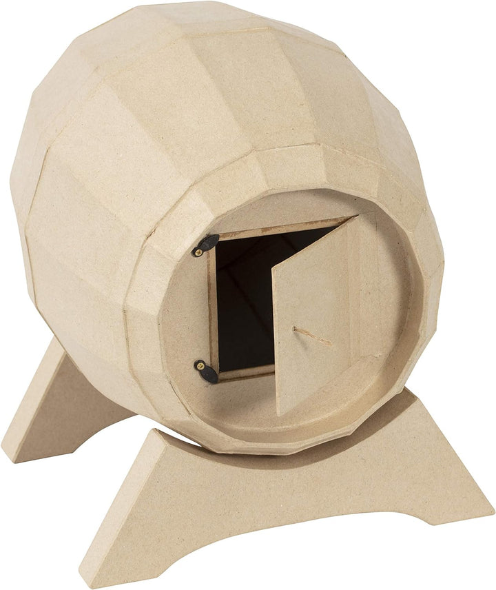 Décopatch EV020C - Urne/Briefbox aus Pappmaché, Fass 29x21cm, 1 Stück, Fass