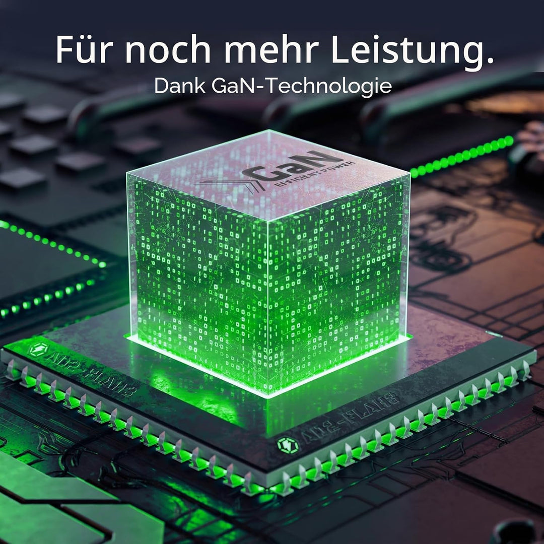 SBS Mehrport-Ladegerät 100W, 2 USB-C-Anschlüsse, 1 USB-A-Anschluss, GaN, Power Delivery, kompakt, id
