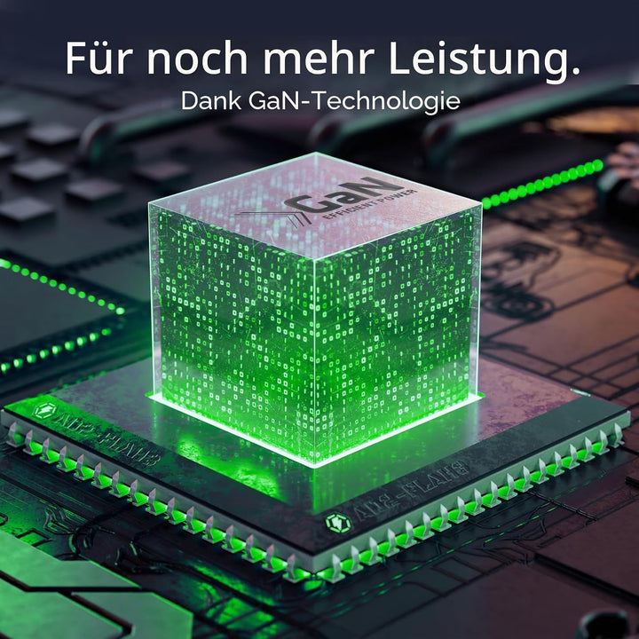 SBS Mehrport-Ladegerät 100W, 2 USB-C-Anschlüsse, 1 USB-A-Anschluss, GaN, Power Delivery, kompakt, id