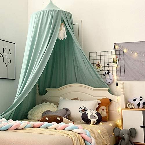 Baby Baldachin Betthimmel Chiffon Hängende Rund Moskitonetz für Babys Bett, Spielzelte, Kinderzimmer
