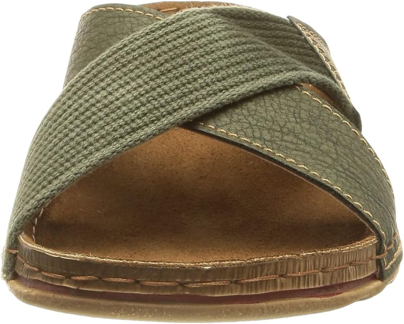 Fischer Herren Lukas Pantoletten 40 EU Khaki, 40 EU Khaki