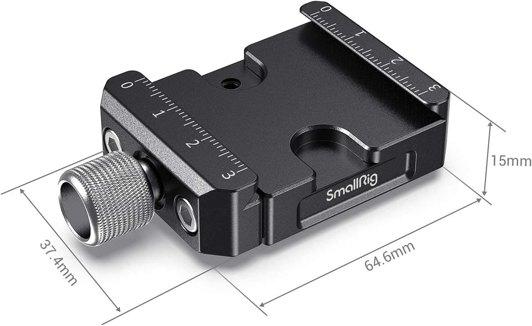 SMALLRIG Schnellspanner Clamp Kompatibel mit Arca Standard für DJI Ronin S/für Ronin SC und für ZHIY