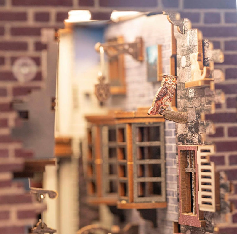 Revell Modellbausatz Tiny Adventures I Diagon Alley Harry Potter I 3D Miniaturhaus I DIY Book Nook H