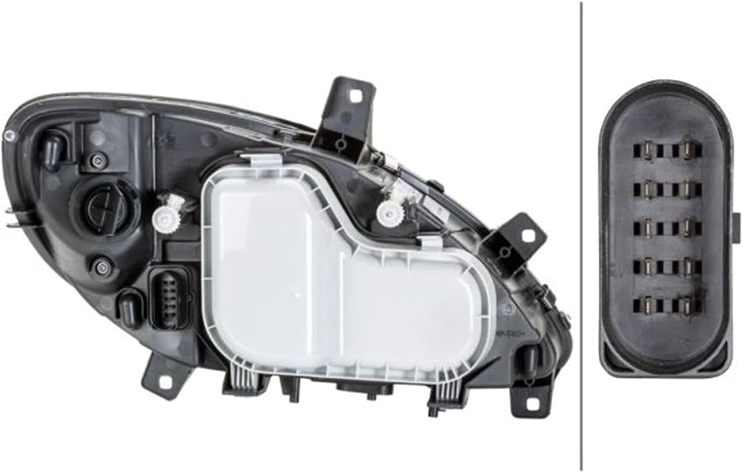 HELLA 1LG 246 041-031 Halogen-Hauptscheinwerfer - links - für u.a. Mercedes-Benz Vito / Mixto Box (W