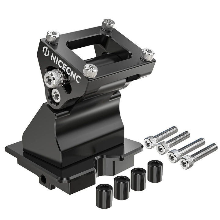 NICECNC Schwarz GPS Mount Einstellbarer GPS Mount Halter Ständer Compatible with Husqvarna Norden 90