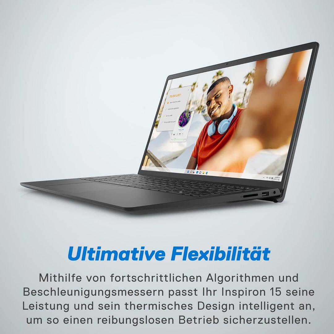 Dell Inspiron 15 3535 Laptop 15.6 Inch FHD 120Hz, AMD Ryzen 5 7520U, 8GB RAM LPDDR5, 512GB SSD, AMD
