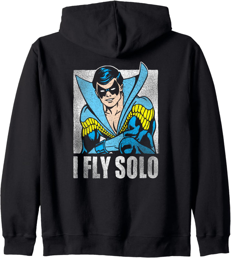 Batman Nightwing Fly Solo Kapuzenjacke