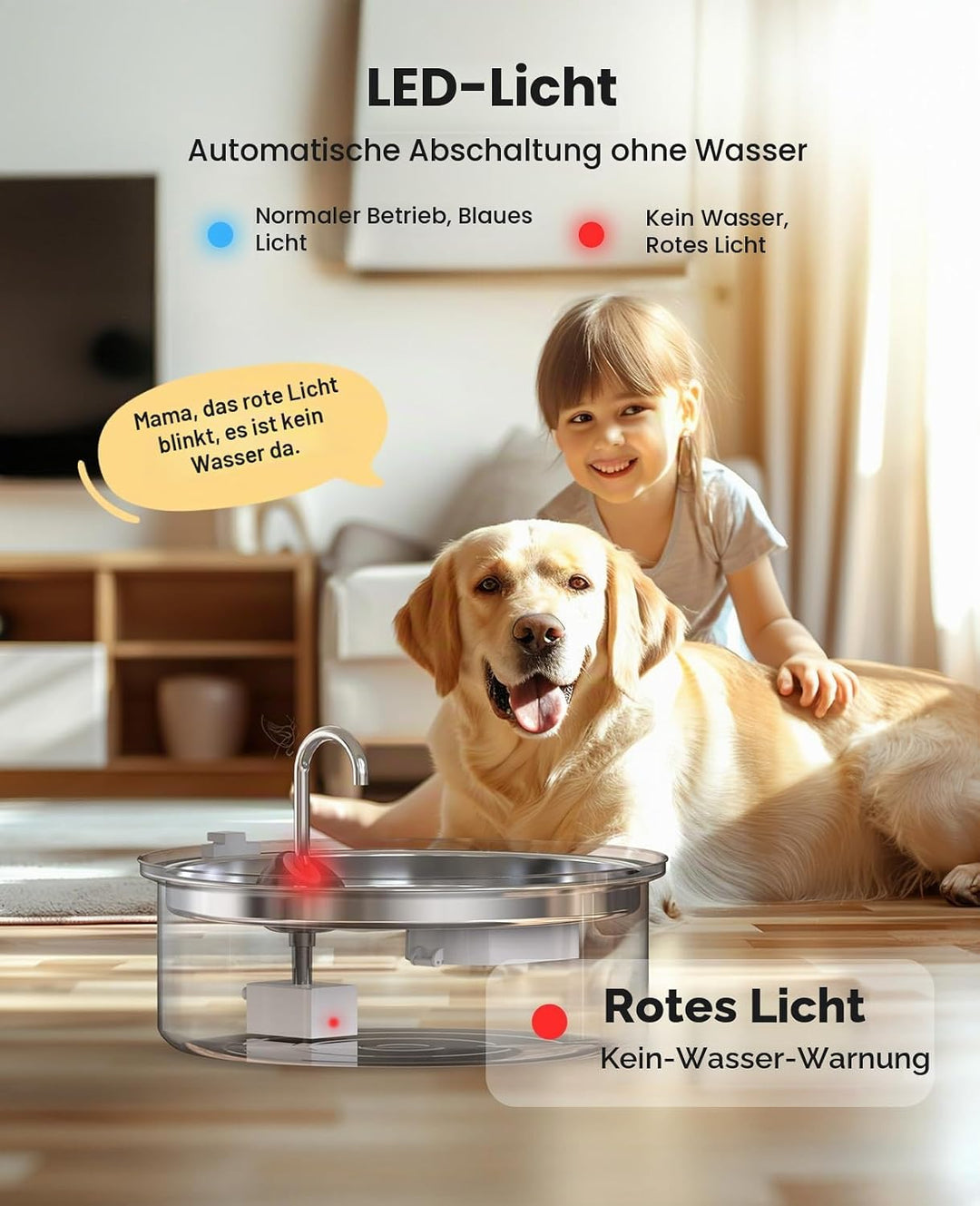 oneisall Ersatzpumpe für 7L Hunderunnen