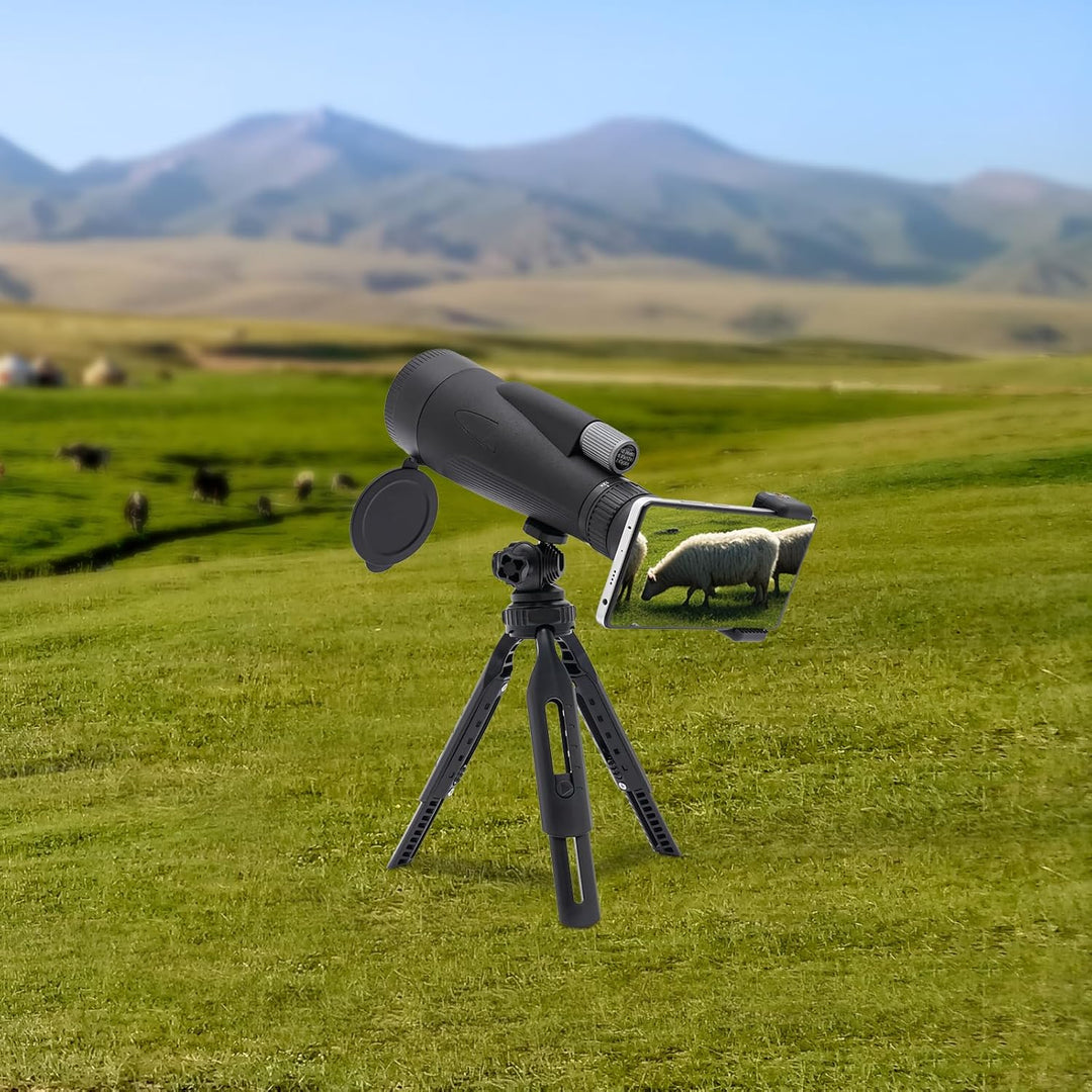 Spektiv Teleskop 12-36x60 Spotting Scope Vogelbeobachtung Spektiv Telescope mit Okularabdeckungen un