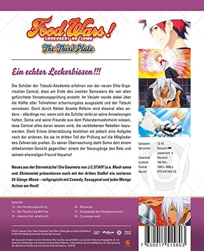 Food Wars! The Third Plate - Staffel 3 - Vol.3 - [Blu-ray], Blu-ray