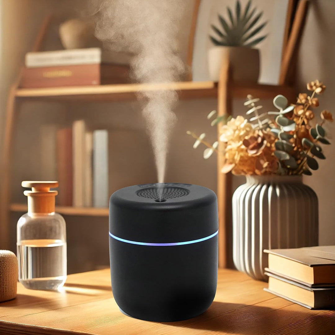 Carlo Milano Diffuser: USB-Luftbefeuchter mit Timer und 5 Naturgeräuschen, 400 ml (USB Mini Luftbefe