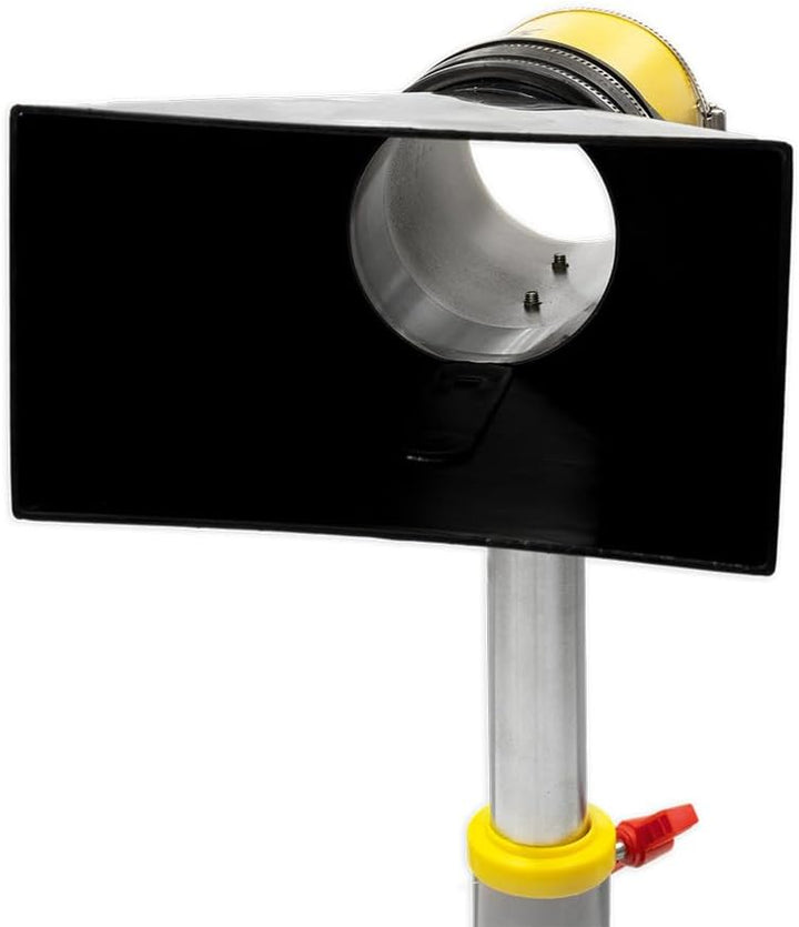 BAMATO Absaugständer ABST-100 | Stabiler Standfuss | 77-124,5cm Höhe | Öffnung 230 x 125 mm | Anschl