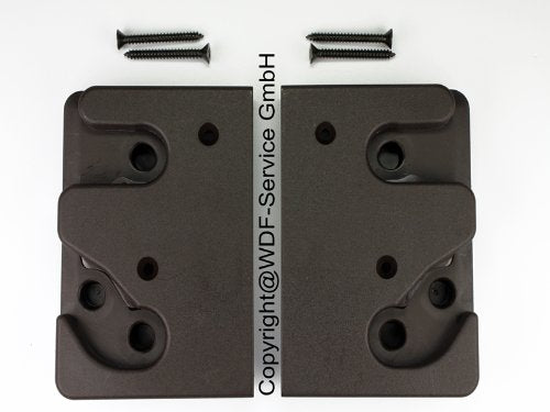 Ersatzteil Braas Atelier-Fenster Schliessplatten-Set AF86`/BA, braun