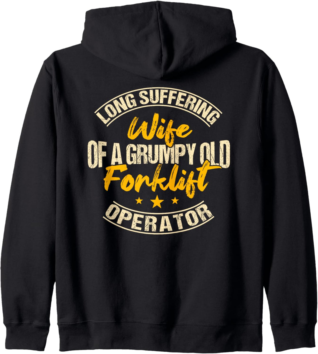 Forklift Operator Wife Design On Back Of Clothing Kapuzenjacke