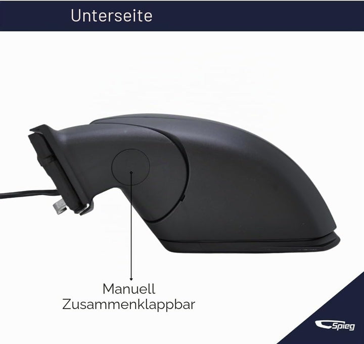 Spieg Links Aussenspiegel Ersatz für Vito W447 2015-2022 Elektrisch Verstellbar Beheizt Manuell Eink