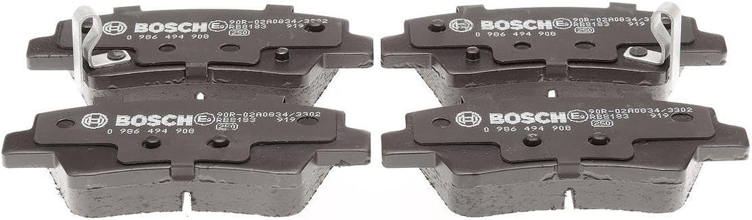 Bosch BP1896 Bremsbeläge - Hinterachse - ECE-R90 Zertifizierung - vier Bremsbeläge pro Set