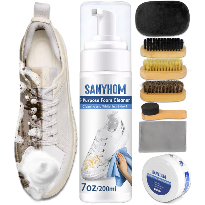 Sneaker Cleaner Set 8 in 1, Sneaker Reinigungsset für Sneaker und Schuhe, Premium Sneaker Reiniger S