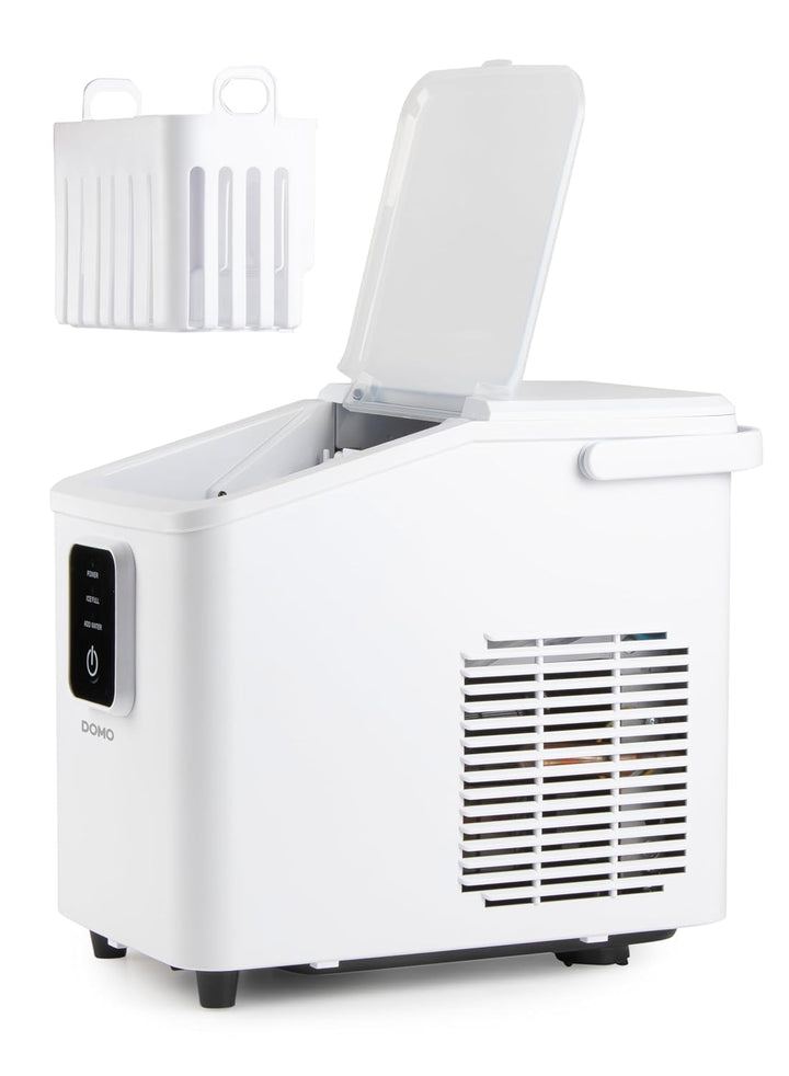 DOMO DO9292IB Eiswürfelmaschine – Eiswürfelbereiter mit Eisschaufel – 0,8 l – 9 Eiswürfel in 8 Minut