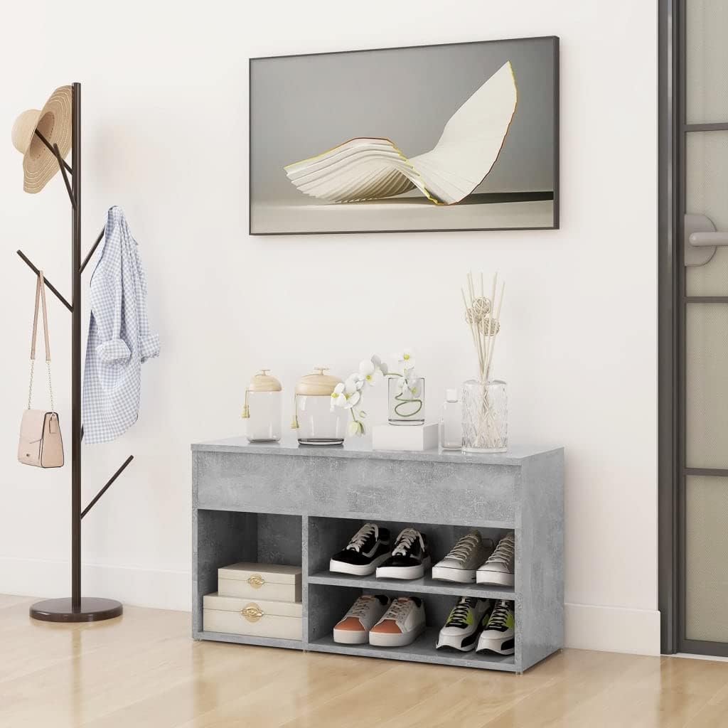 vidaXL Schuhbank Sitzbank Bank Sitztruhe Schuhschrank Schuhablage Schuhregal Schuhaufbewahrung Schuh