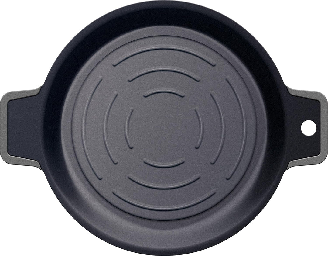 KitchenCraft Mikrowellen-Grill- und Bräunungspfanne, Schnelles Kochen, Backofenqualität, Stabil und