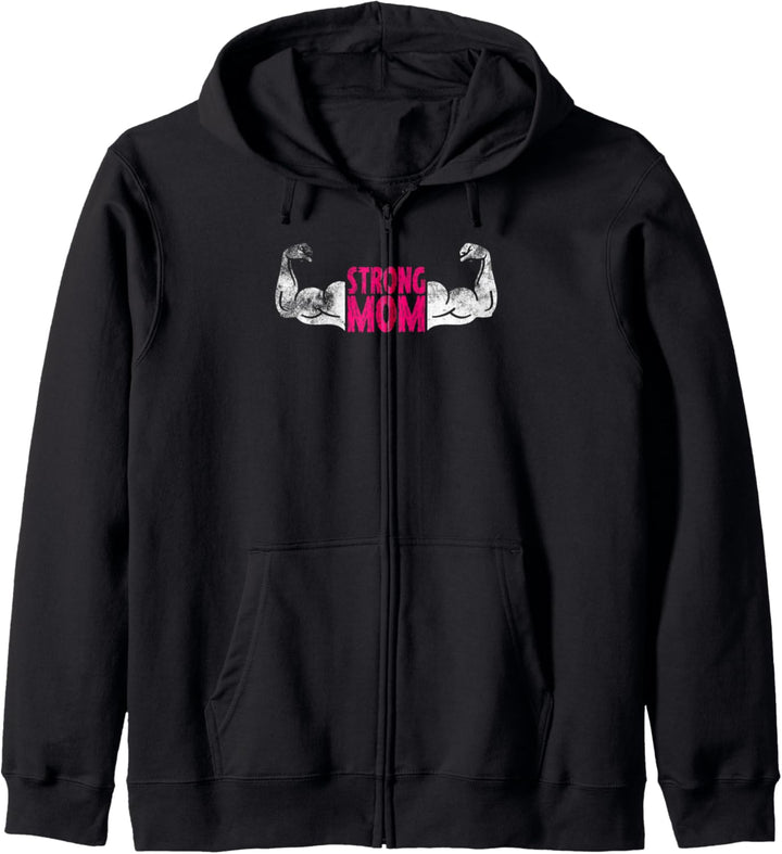 Starke Mutter Frauen Kraftsport Workout Gym Kapuzenjacke