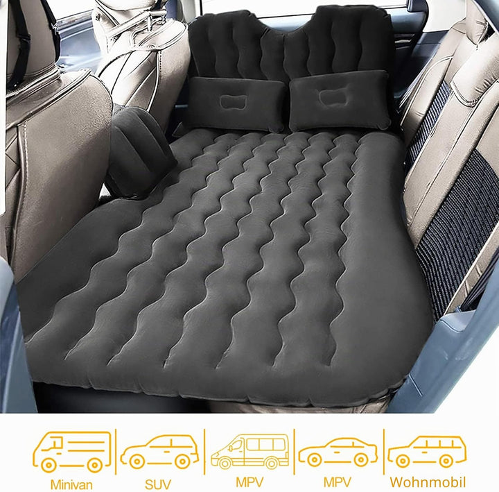 EBTOOLS Aufblasbare Auto-Matratze mit Luftpumpe Tragbare Luftbett Auto Matratze für Reisen Camping O