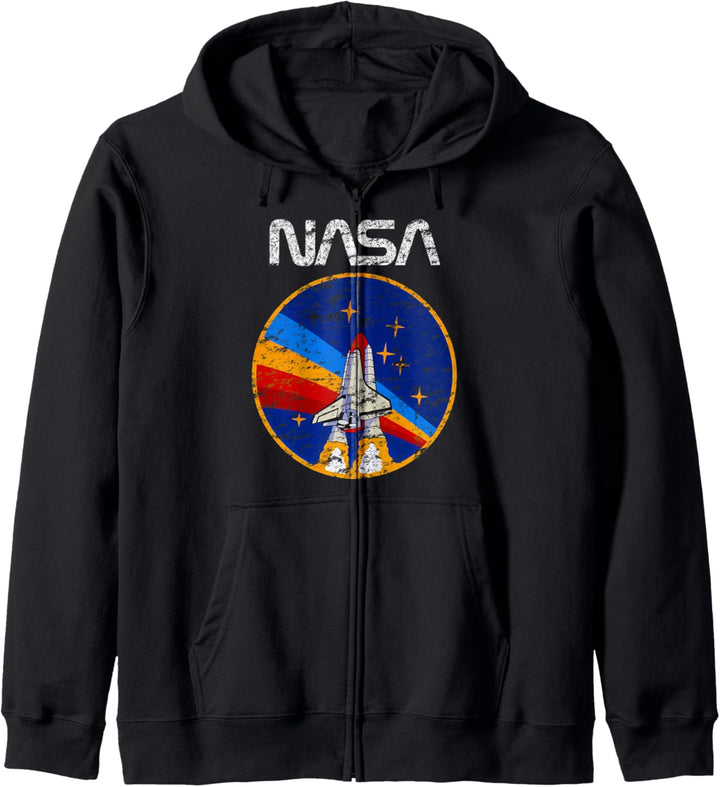 Offiziell lizenzierte NASA Rocket Launch Space Crew Kapuzenjacke