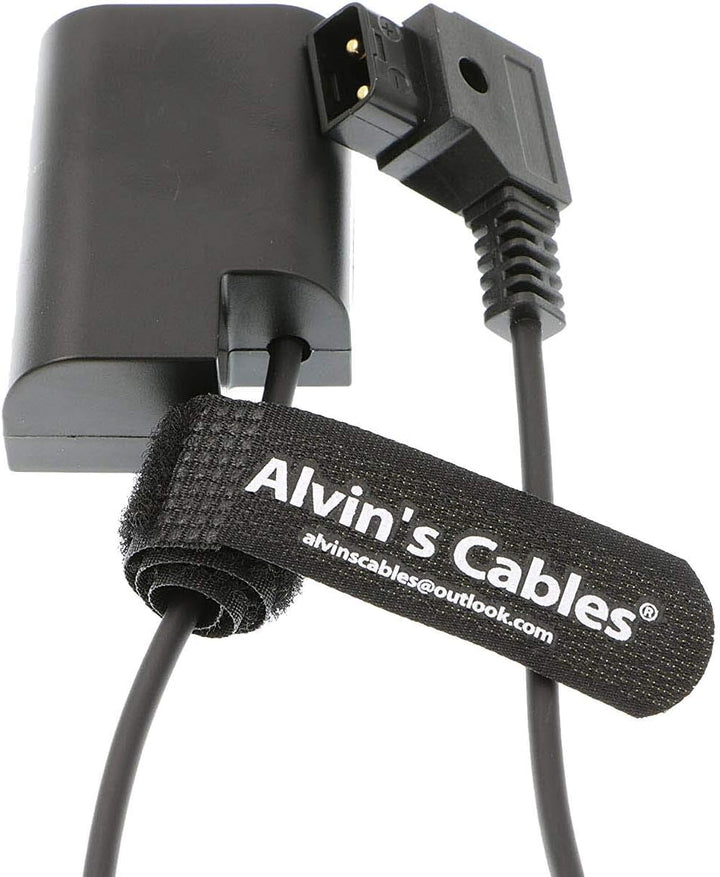 Alvin's Cables Anton Bauer D-Tap auf DMW-DCC12 Gleichstromkoppler Dummy Batterie für Spiral Kabel fü