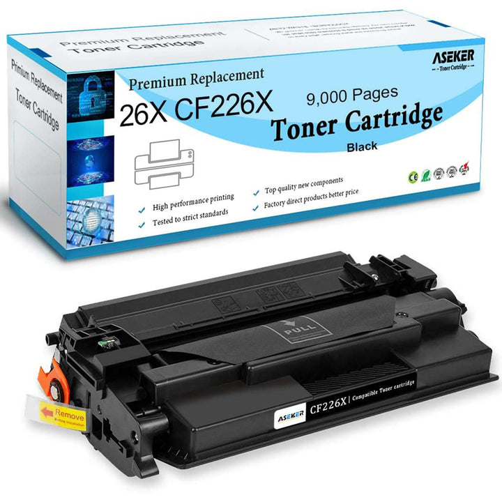 ASEKER Kompatibel 26X CF226X 26A CF226A Tonerkartusche 9000 Seiten für HP Laserjet Pro M402d M402n M
