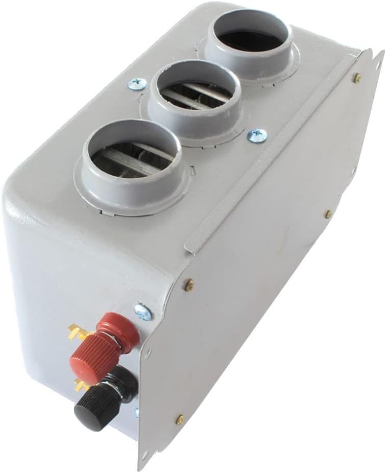 TOTMOX 12V 800W Autoheizung Winterheizung Compact Autoheizung 3 Luftauslässe, 2 Ein/Aus-Schalter, 12