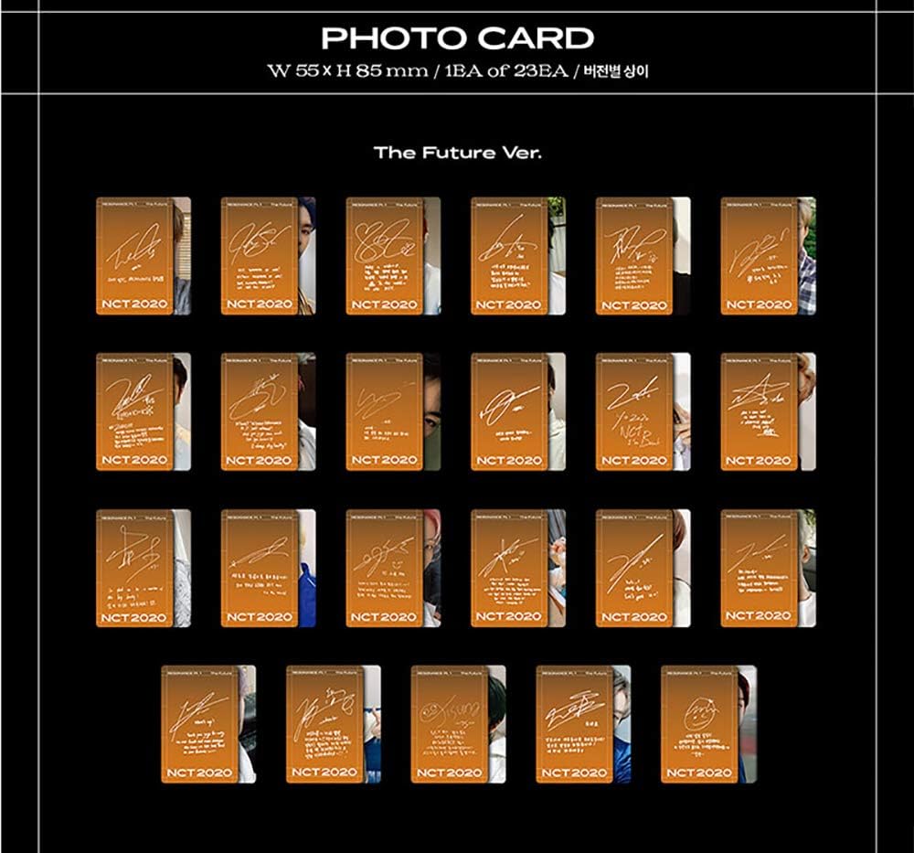 NCT 2020 Resonance Pt. 1 Album (The Future Version) CD+Folding Poster+Photo Book+Lyrics Poster+Photo