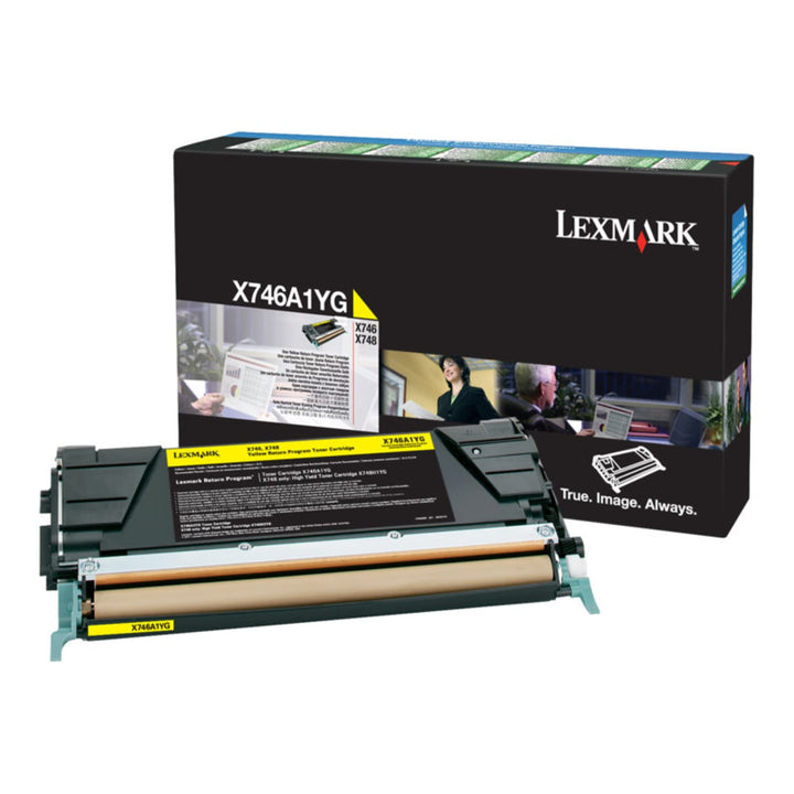 Lexmark X746A1YG Toner Cartridge für X748, gelb, gelb