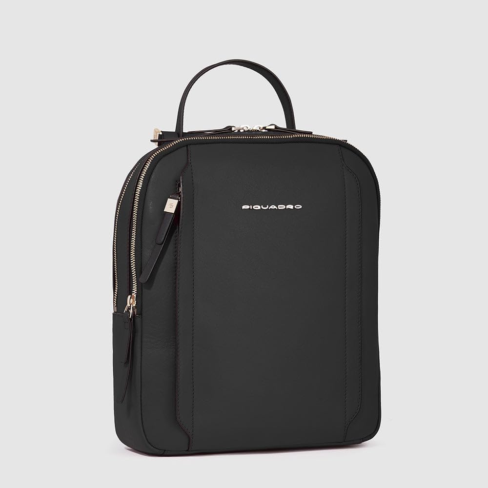 Piquadro Circle Laptoprucksack mit iPad Pro Fach und RFID-Schutz 32 cm black