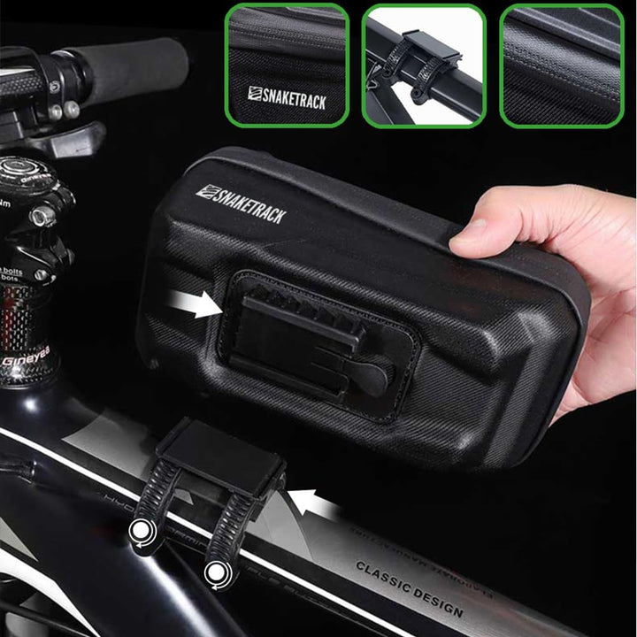 FOREVER Handyhalterung Fahrrad Wasserdicht - Fahrradtasche Rahmen mit Smartphone Fahrrad Handyhalter