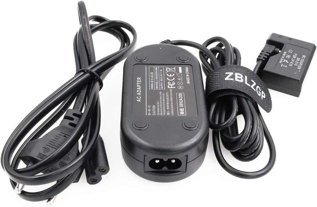 ZBLZGP LP-E10 Dummy Akku AC Adapter für Canon EOS Rebel T3 T5 T6 1100D 1100DKISB 1200D 1300D