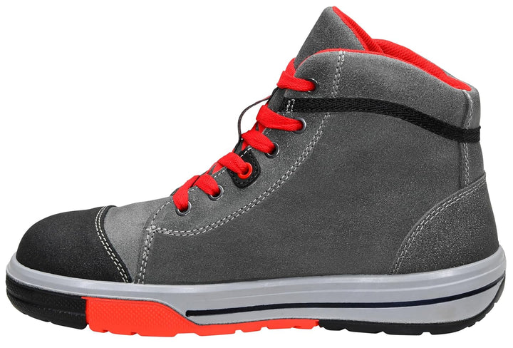 ELTEN Sicherheitsschuhe VINTAGE Pirate Mid ESD S3, Herren, Leder, Stahlkappe, leicht, sportlich, Gra