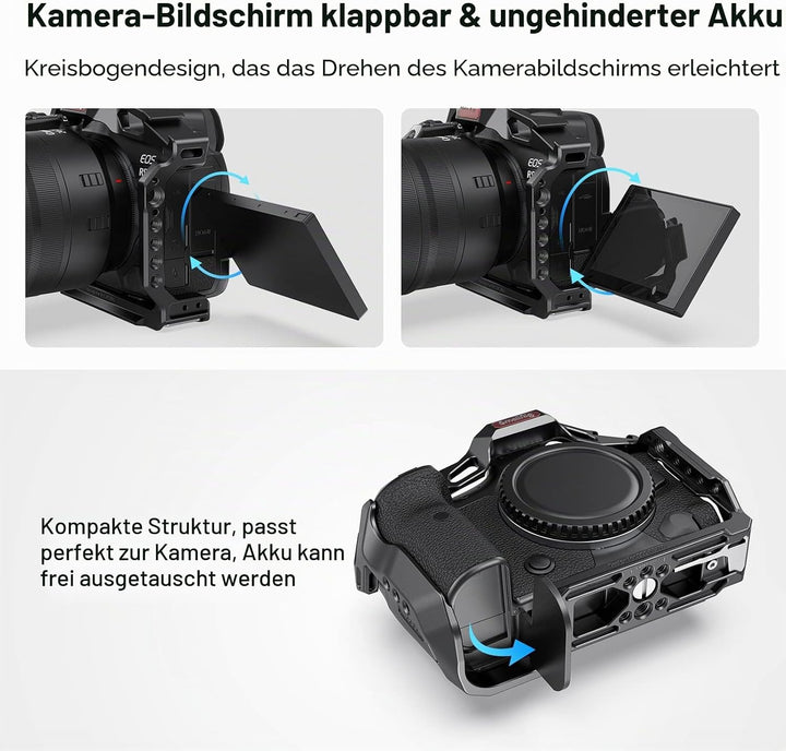 SMALLRIG R5 R6 R5C Cage Käfig für Canon für EOS R5 / R6 / R5 C Kamera - 2982B